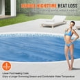 thumbnail image 4 of KFFKFF Solar Pool Blanket, 10 ft Diameter Round, Suitable for Inground and Above Ground Pools, 15 mil Thickness, Blue Solar Pool Covers, 4 of 9