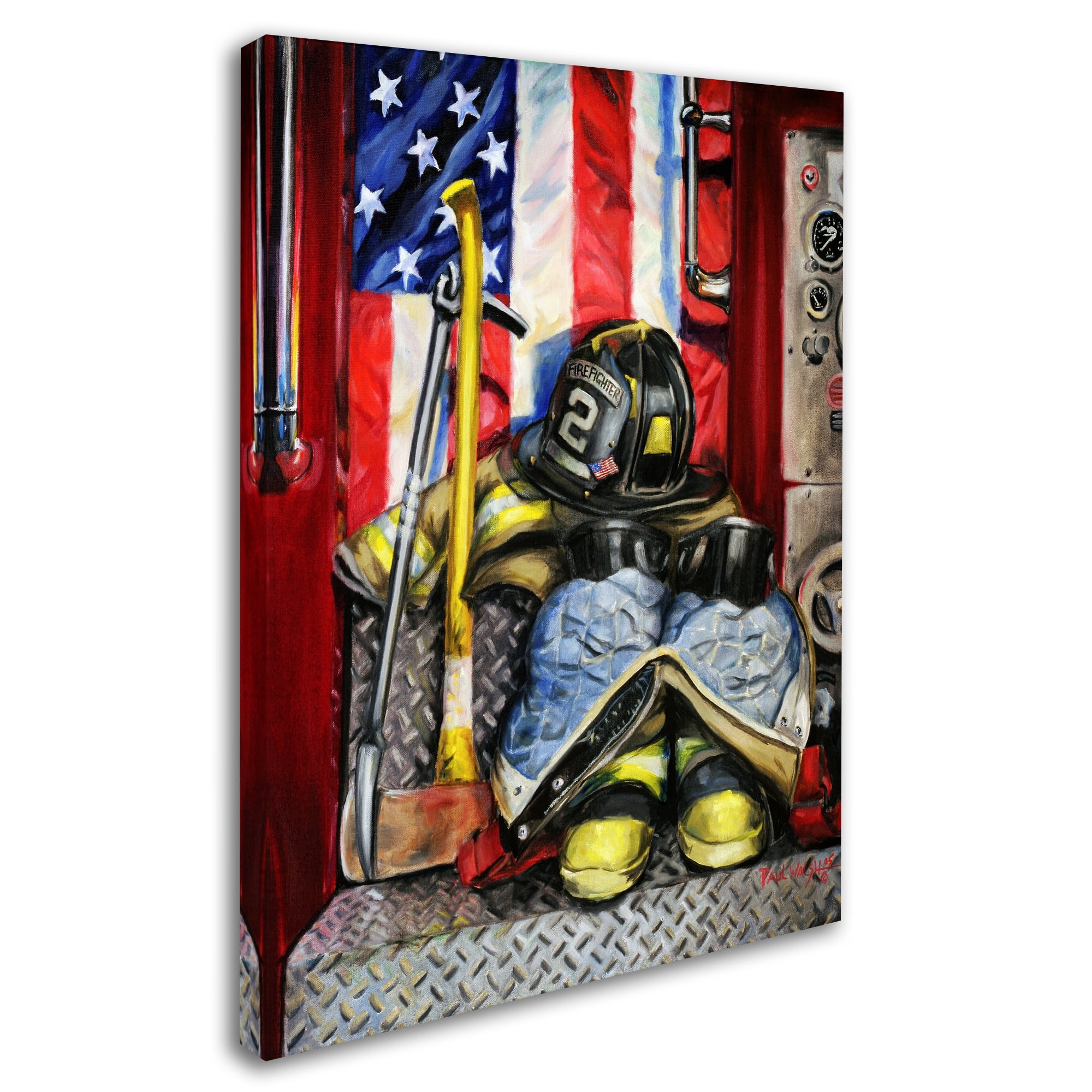 Trademark Fine Art 'Symbols Of Heroism' Canvas Art by Paul Walsh