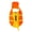 yellow, variant on Dog Life Jacket, Safety Life Vest with Front Chin Float and Rescue Handle High Buoyancy Puppy Floating Swim Vest