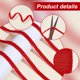 thumbnail image 4 of Cinta decorativa PH PandaHall roja con ribete trenzado de 25 m y 8 mm, 4 of 6