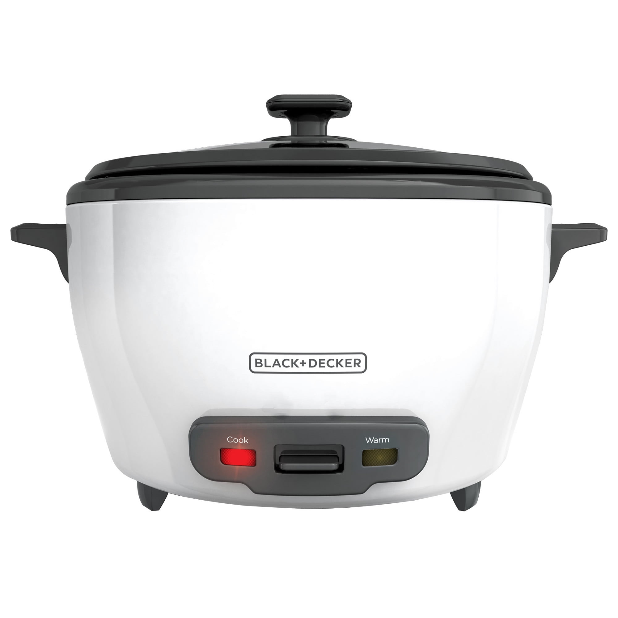 BLACK+DECKER Rice Cooker 3 Cups Cooked (1.5 Cups Uncooked) with Steaming  Basket, Removable Non-Stick Bowl, White - Yahoo Shopping