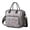 Silver-9, variant on Ethnic Inspired Symmetrical Mandala Cooler Bag - Ideal for Parents Packing Meals & Students