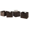thumbnail image 2 of Pemberly Row Petits Paniers Pliables de 4 Pièces en Chocolat, 2 of 2