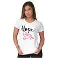 thumbnail image 4 of Breast Cancer Awareness Hope Dove Women's Graphic T Shirt Tees Brisco Brands X, 4 of 5