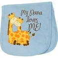 thumbnail image 2 of Inktastic My Nana Loves Me Baby Burp Cloth, 2 of 3