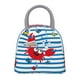 thumbnail image 1 of Disketp Red Funny Crab on Blue Stripe Bolsa Térmica para Almuerzo, Lonchera con Abertura Amplia y Gran Capacidad, Organizador Reutilizable para Mujeres, Hombres y Adultos, 1 of 6