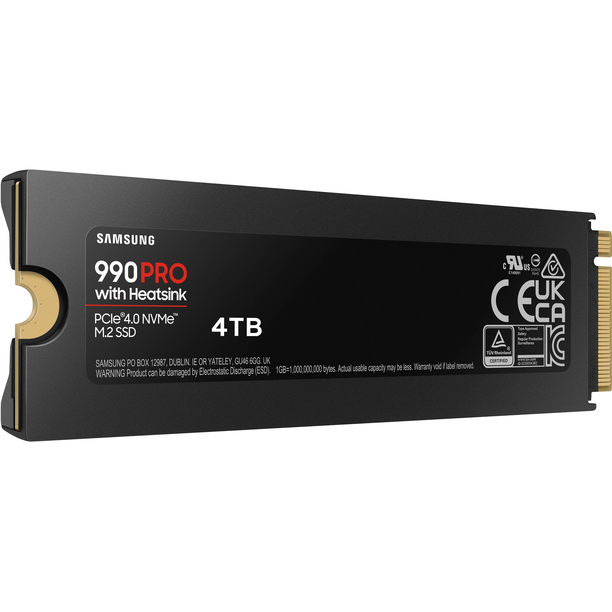 Samsung 990 PRO 4TB M.2 SSD PCIe 4.0 NVMe with Integrated Heatsink in Nepal at NPR 60181 Rating 5