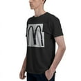 thumbnail image 5 of Mcdonald'S Logo Men'S Basic Short Sleeve T-Shirt Fashion Black Small, 5 of 8
