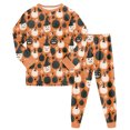 thumbnail image 6 of Gerichy Boys Girls Halloween Pajamas Cute Pumpkin Print Pjs Cotton Kids Sleepwear Clothes Sets Ghost Holiday Nightwear 2T-9T, 6 of 7