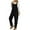 Black-01, variant on REALiKUN Overalls for Women Adjustable Straight Leg Long Pants Bib Overalls Comfy Sleeveless Baggy Jumpsuit Pockets