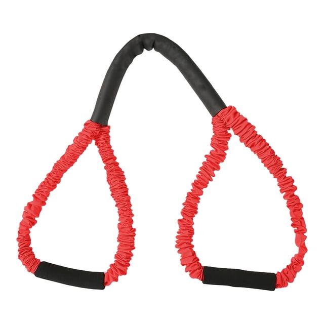 Bandas de resistencia de boxeo Zulema con asas de ejercicio de cuerda de entrenamiento de velocidad rojo