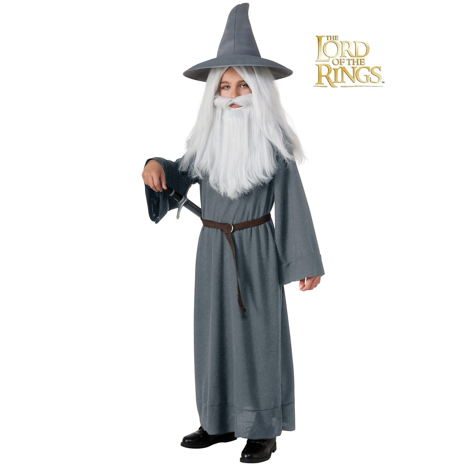 DARK GREY Gandalf robe perfect for fancy dress 