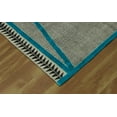 thumbnail image 6 of Casavani Cotton Area Rugs For Study Room And Kitchen, Blue Hand Block Printed Dhurrie 4x6 feet, 6 of 6