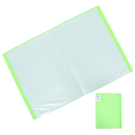 SOPOTUTU Artwork Storage Portfolio with Water Resistant Cover, Durable Plastic Sleeves for Seasonal Artwork Storage