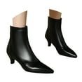 thumbnail image 4 of YLYL Women's Ankle Boots Pointed Toe Stiletto Heel Back Zipper Fashion Dressy Fall Winter Booties, 4 of 9