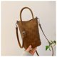 thumbnail image 1 of Nvzi Bolso de hombro tejido, bolso de mano tejido y bolso de cosméticos, bolso de mano tejido elegante para playa de verano, 5,11 x 2,75 x 7,48 pulgadas, marrón, 1 of 4