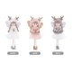 thumbnail image 4 of Ounissouiy Colgante de muñeca de Navidad Decoración de árbol de Navidad resistente al desgaste Adorno de muñeca colgante Kits de decoración para fiestas Blanco, 4 of 8