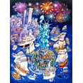 thumbnail image 2 of Bell, Bill 19x24 White Modern Wood Framed Museum Art Print Titled - Miss Liberty, 2 of 4
