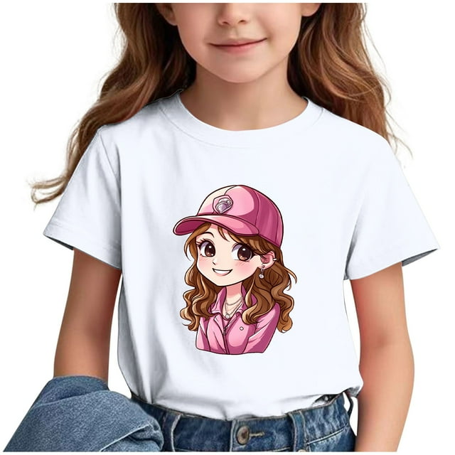 HVOBBTY T-shirt Classique à Manches Courtes pour Tout-Petits, T-shirt Imprimé à Manches Courtes pour Enfants en Arrière de la Saison Scolaire Col Rond Manches Mi-Longues Décontracté Polyvalent Blanc, 9 Ans