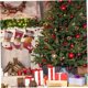thumbnail image 2 of Bolsa de dulces a cuadros con medias navideñas, 2 of 4