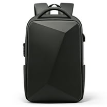 Men's password lock backpack,Upgrade Black