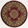 thumbnail image 1 of 1191-2215-BURGUNDY 5 ft.3 Round Castello Area Rug - Burgundy, 1 of 1