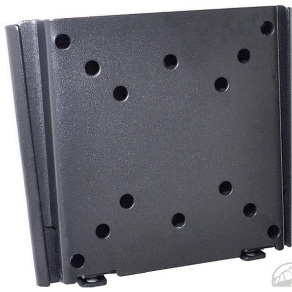 Master Mounts 101 Fixed Flat TV Wall Mount -- LED LCD Fits TVs with Screen Sizes up to 42" Holds up to 70 lbs, VESA 50x50 75x75 100x100 (Black)