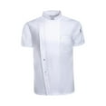 thumbnail image 1 of Chaqueta de chef para hombre y mujer, ropa de camarero, ropa de chef, ropa de trabajo transpirable de verano SG, 1 of 9