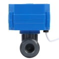 thumbnail image 3 of U.S. Solid 1/2 inch UPVC Motorized Ball Valve - Plastic Electrical Ball Valve with Full Port, 2 Wire Auto Return, 9-36V AC/DC, Normally Closed, 3 of 8
