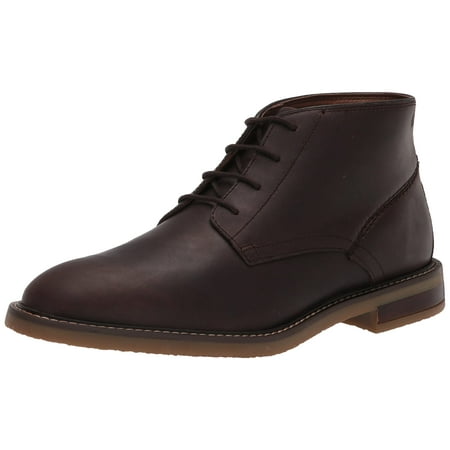 Clarks Men's Jaxen Mid Chukka Boot, Brown Leather, 8 Wide | Walmart Canada
