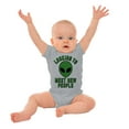 thumbnail image 3 of Funny Nerdy Aliens UFOs Believers Romper Boys or Girls Infant Baby Brisco Brands 12M, 3 of 7