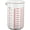4Cup,1000ML, variant on High Borosilicate Glass Measuring Cup-V-Shaped Spout,Glass Measuring Beaker for Kitchen or Restaurant, Easy to Read, 150 ML (5 Oz)-Single