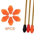 thumbnail image 3 of Rubber Rubber Tipped Broadhead Hunting Game Practice for Game - 6m Orange, 3 of 8