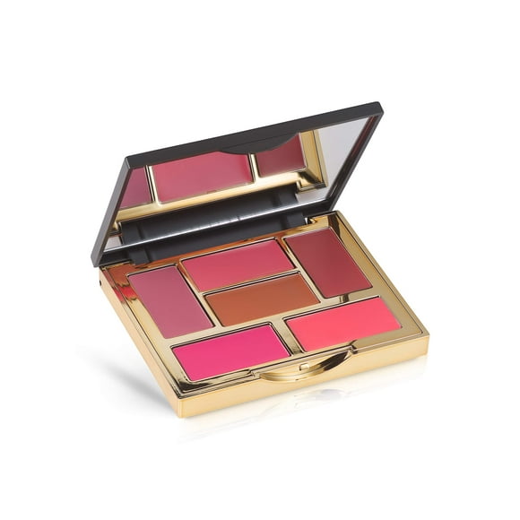 Veil Cosmetics - VELVET Lip & Cheek Palette - Balm- Like Formula - 6 Universal Shades - Moisturizing Lip Stain - Silky Cheek Tints - Vegan - Cruelty,