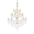 thumbnail image 3 of Elegant Lighting Verona 43" 25 Light Royal Crystal Chandelier in Gold, 3 of 6
