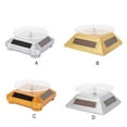 thumbnail image 2 of Linyer Trays Solar Rotated Jewelry Bangle Watch Earring Headband Buddha Display Stand Stable Tray Table Bedroom Showcase Gold Right Angle 10*10*4, 2 of 8