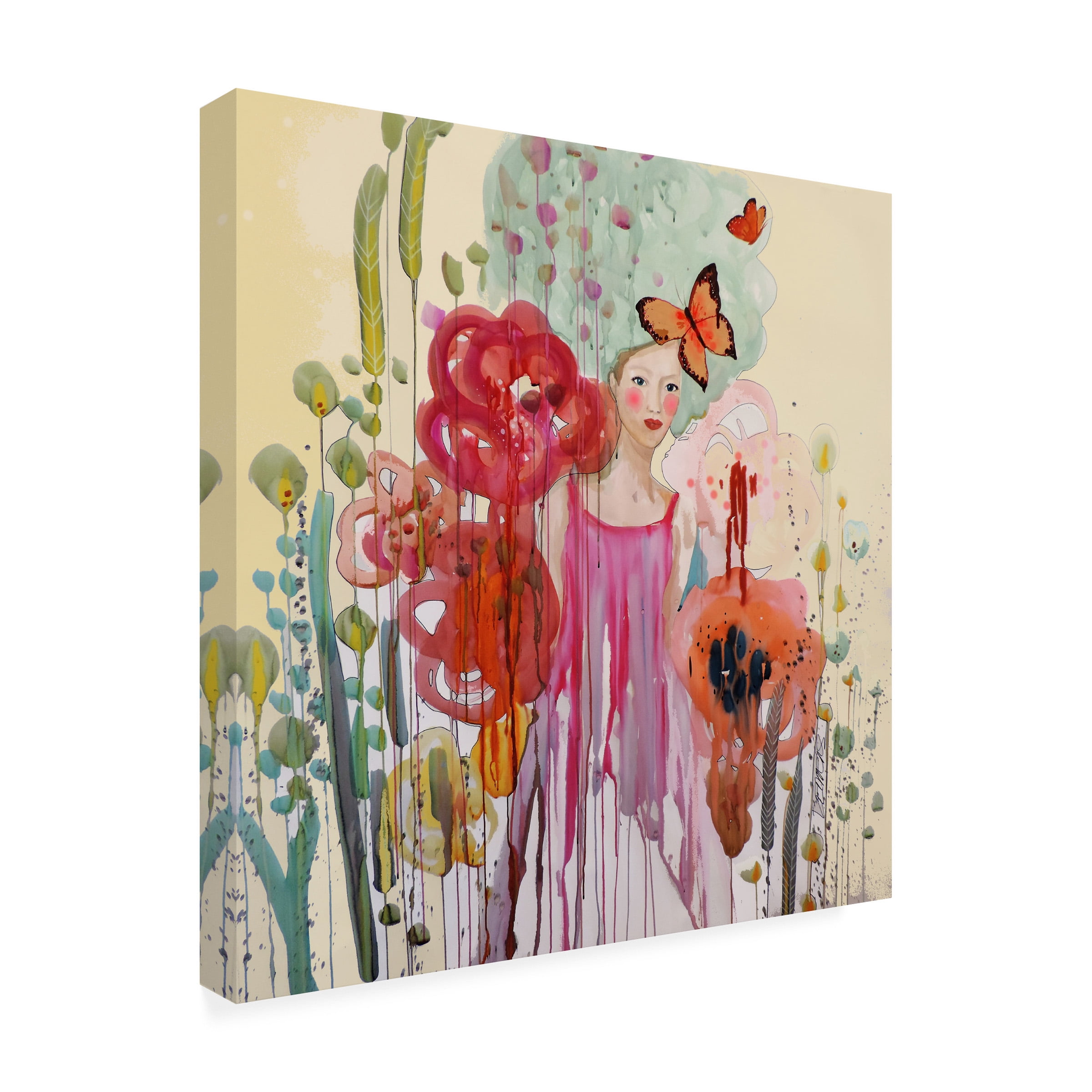 Sylvie Demers 'Les Temps Presents' Canvas Art