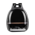 thumbnail image 4 of OUNONA Black Pet Backpack with Venting Hole and Transparent Window for Outdoor Bird Travel, 4 of 8