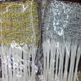 thumbnail image 4 of PENGXIANG 10 Stems Faux Pearl Beads Spray Wedding Bride Flower Bouquet Home Table Decor(Gold), 4 of 10