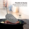 thumbnail image 5 of Kitchen Mama WaltzGrip Platinum Silicone Pancake Spatula Turner (Red), 5 of 8