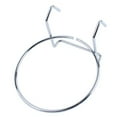 thumbnail image 2 of Biplut Metal Dog Pet Bowl Cage Crate Non Slip Hanging Food Dish Water Feeder with Hook (Silver,M), 2 of 9