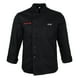 thumbnail image 1 of Chaqueta de chef de manga corta para hombre y mujer, chaqueta de trabajo de cocina, ropa de chef 2XL, 1 of 9