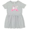 thumbnail image 3 of Inktastic I'm Four Cute Unicorn 4th Birthday Girls Toddler Dress, 3 of 5