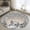 DarkGray, variant on Round Area Rug 6 Ft, Lavender Non Slip Area Rugs for Living Room, Pastoral Pastel Purple Pink Wildflower Washable Low Pile Circle Floor Carpet for Indoor Dining Room Bedroom Nursery Decor