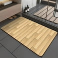 thumbnail image 2 of LEHOZIHEQ Kitchen Rug, Anti Slip Computer Chair Mat, Wood Grain Office Chair Mats for Rolling Chairs, Heavy Duty Carpeted Protector Rug for Home Office 40*60cm, 2 of 6