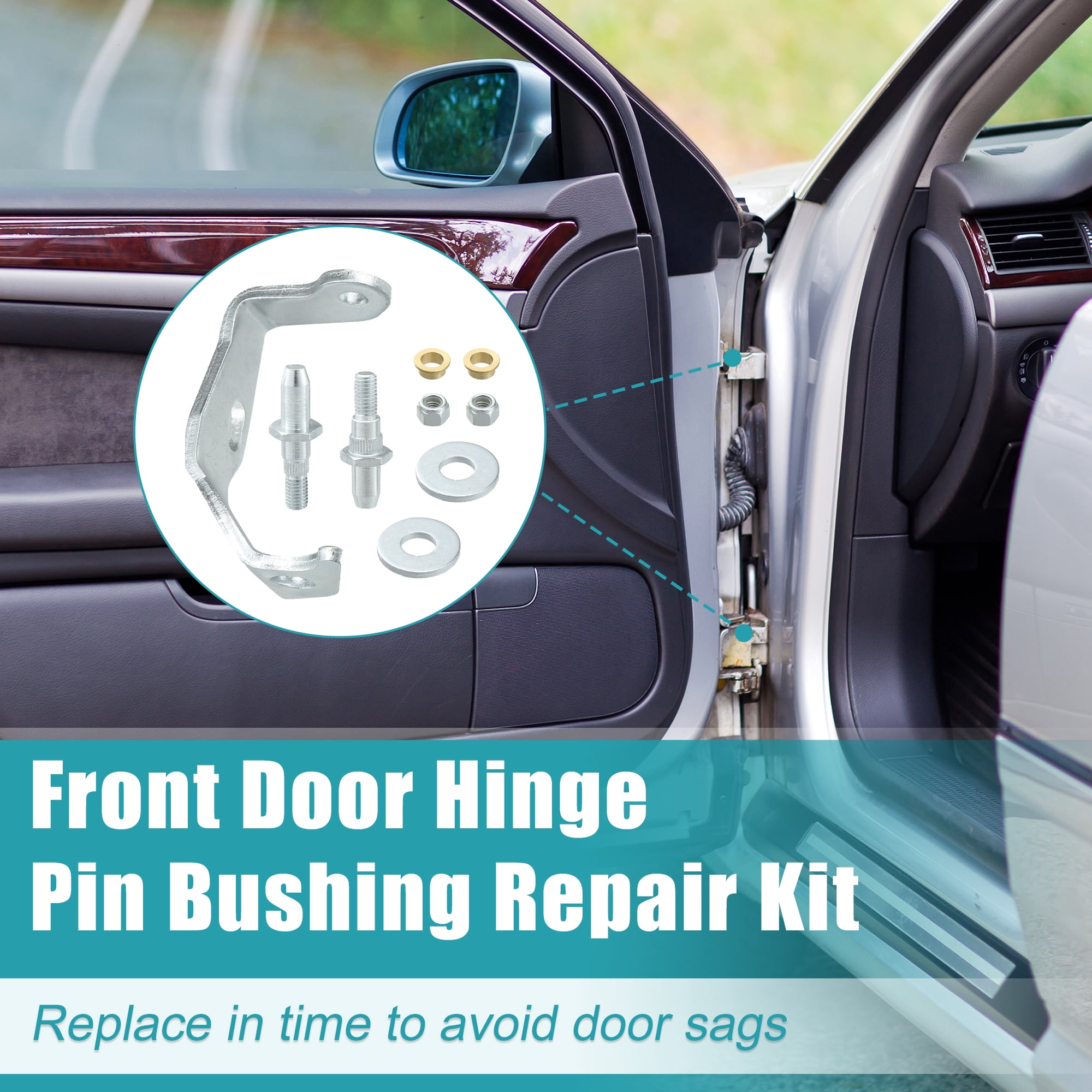 Unique Bargains Front Door Hinge Pin Bushing Repair Kit for Chevrolet Vehicles