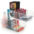 thumbnail image 1 of StorageBud Lot de 2 Bacs Organisateurs de Rangement en Plastique Transparent avec Poignées, 1 of 6