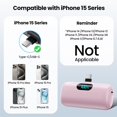 thumbnail image 2 of Cargador portátil Power Bank H H·E·T·P 5000mAh USB-C rosa, 2 of 7