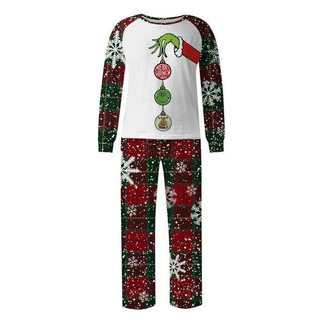 MesaSe Pyjamas Assortis de Noël pour Bébé et Famille Ensembles de Pyjamas des Fêtes Ensembles de PJ Pyjamas pour la Famille