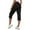 ZA-Black-flash deals today, variant on Frostluinai Cargo Capris for Women High Waist Quick Dry Joggers Solid Lightweight Hiking Pants Baggy Casual Ourdoor Capris with Pokcet